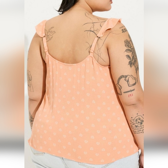 TORRID SIZE 2 RUFFLE STRAP TANK - Picture 2 of 3